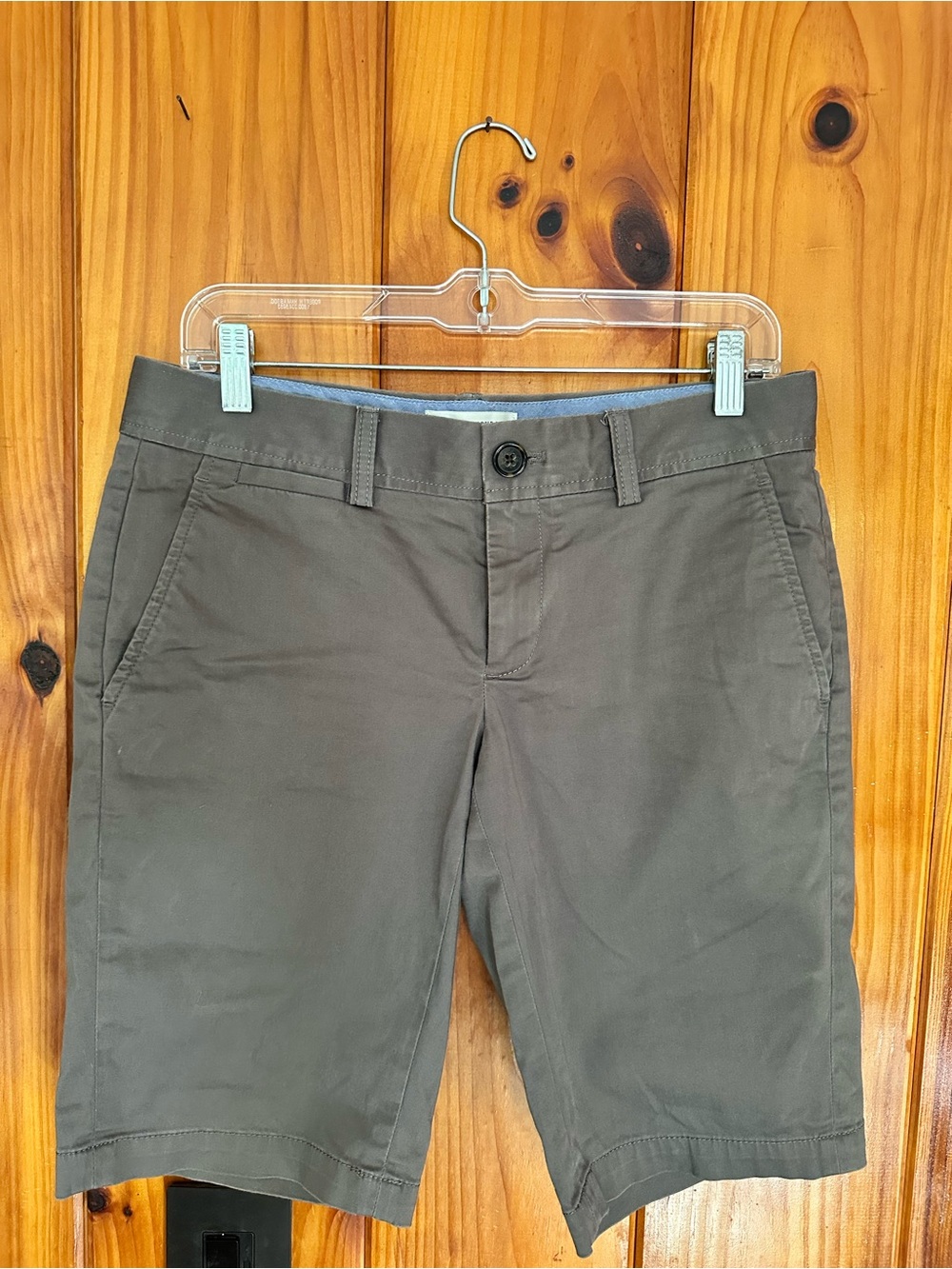 Banana Republic Women's Olive Green Stretch Chino Shorts